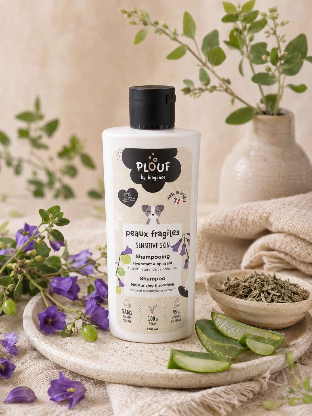 Shampooing peaux sensibles - PLOUF